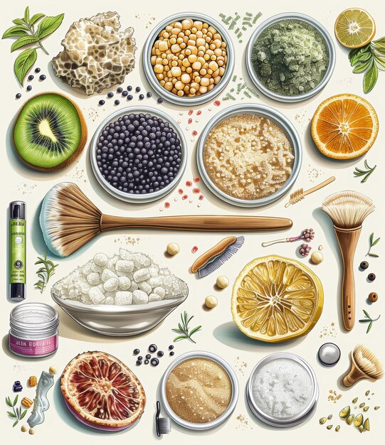 Kulinarny zestaw składników